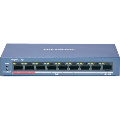Hikvision 8 Port Ethernet Akıllı POE Switch