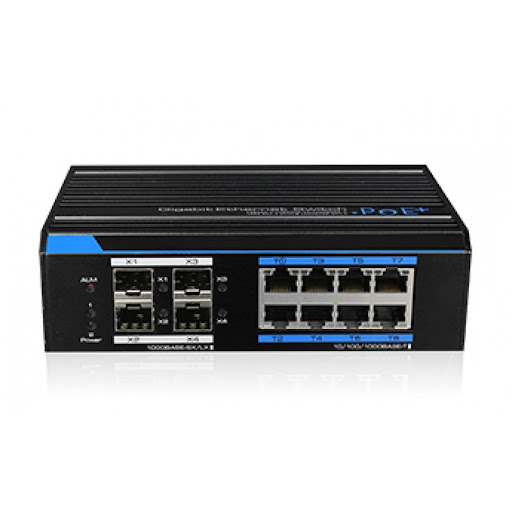 Utepo 8 Port 10/100/1000base-T Yönetilebilir Endüstriyel Switch