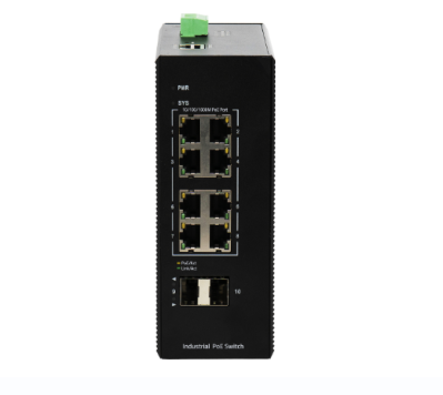 BDCOM 8 Port Yönetilebilir Endüstriyel POE Switch