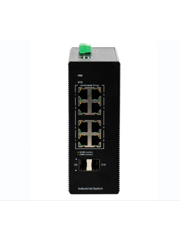 BDCOM 8 Port Endüstriyel PoE Switch