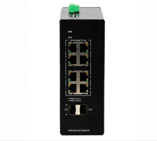 BDCOM 8 Port Yönetilebilir Endüstriyel Switch