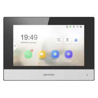 Hikvision 7'' Dokunmatik İç Ortam İstasyonu (IP Kamera Desteği)
