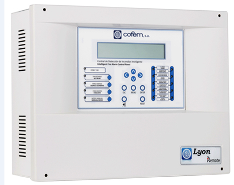 Cofem 8 Loop LYON REMOTE Adreslenebilir Yangın Alarm Paneli