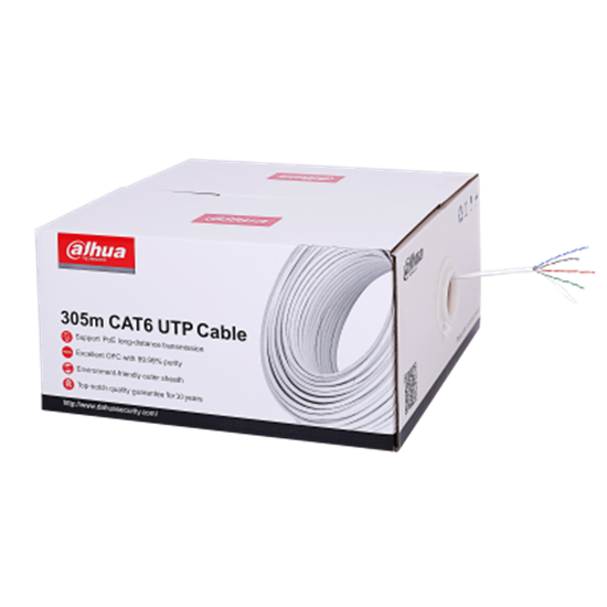 Dahua PFM923I-6UN-C LSZH Cat-6 Network Kablosu