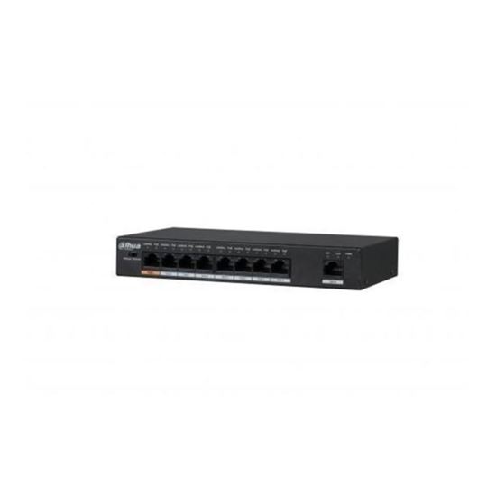 Dahua PFS3009-8ET1GT-96-V2 8 Kanal Poe' li Network Switch
